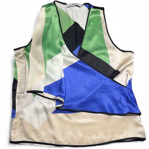 Robert Rodriquez Silk sleeveless top, 8 - Picture 1 of 6